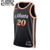 Dres Atlanta Hawks John Collins 20 Nike 2022-23 City Edition Crno Swingman - Dječji